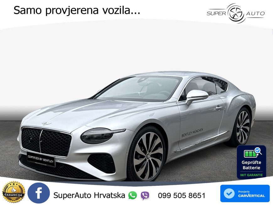 Bentley Continental GT IV 4.0 V8 TFSi (680 KS) AWD DCT LED+GR SJED+ACC