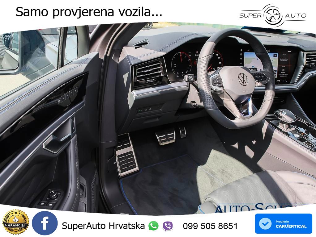 Volkswagen Touareg R 3.0 V6 TFSI (462 KS) 4MOTION Tiptronic ZRAČNI+ACC+4xGR SJED+360