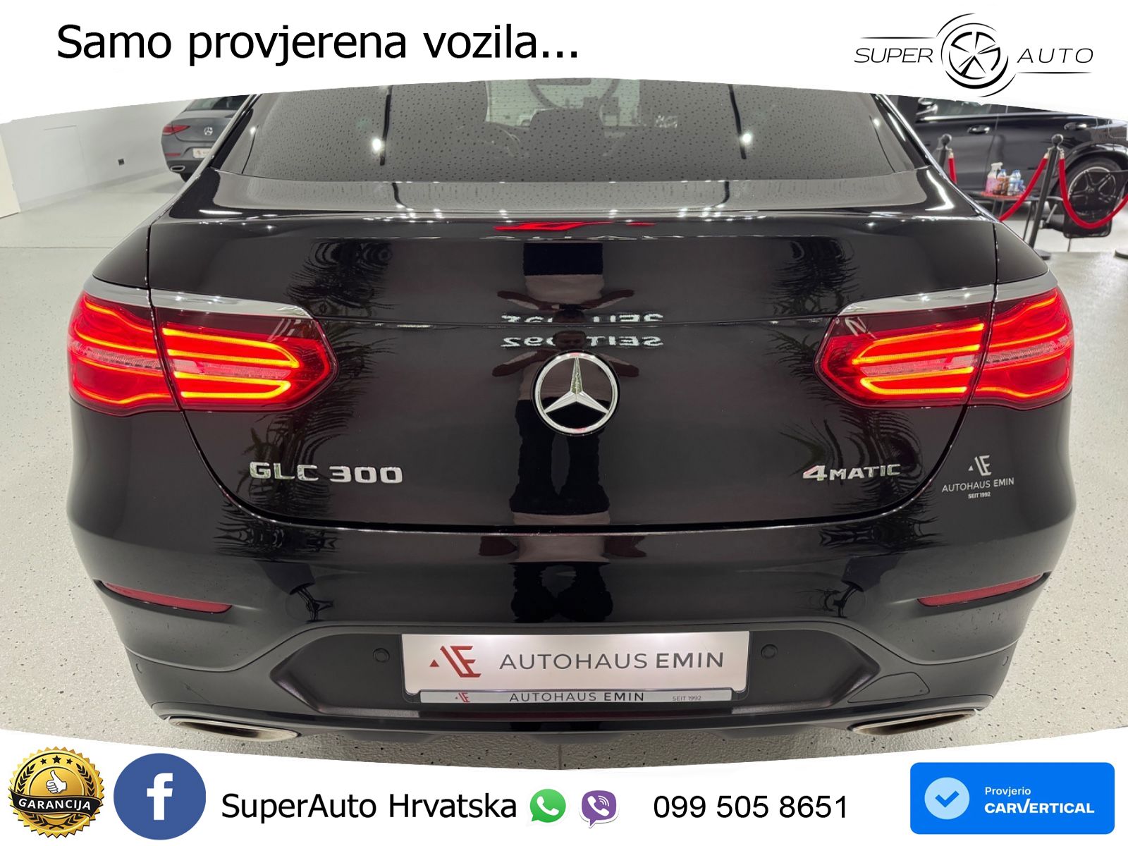Mercedes GLC Coupe 300 (245 KS) 4MATIC G-TRONIC LED+GR SJED+ACC