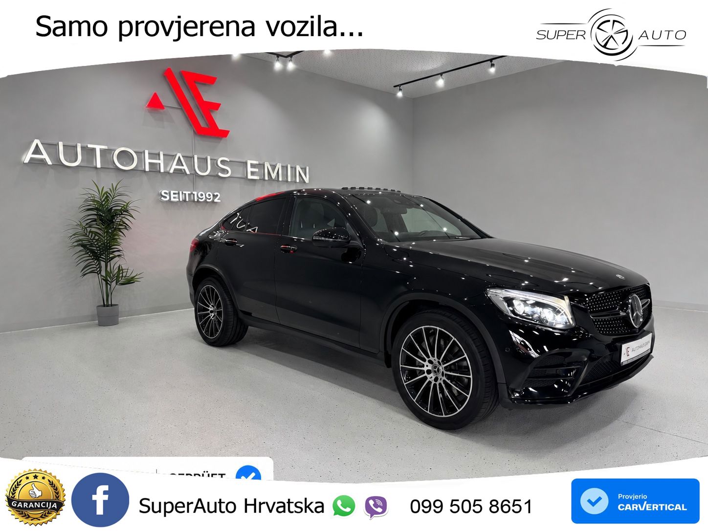 Mercedes GLC Coupe 300 (245 KS) 4MATIC G-TRONIC LED+GR SJED+ACC