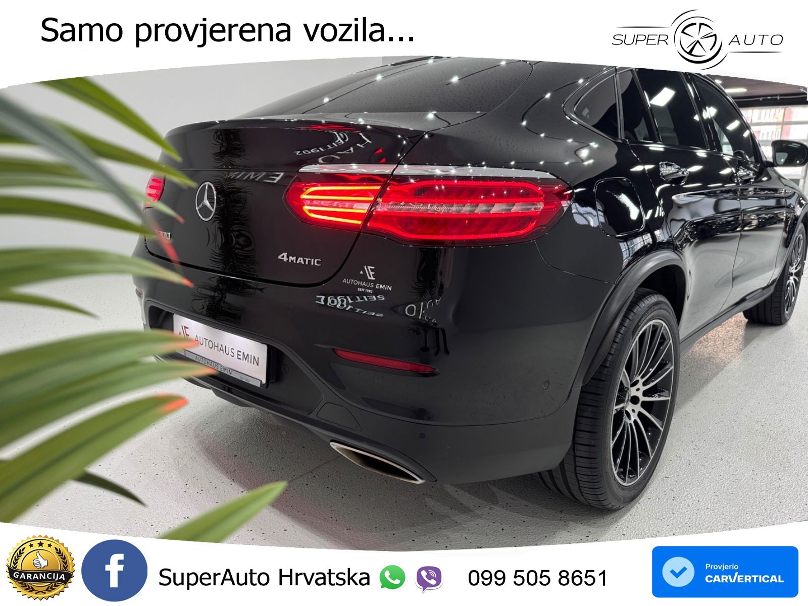 Mercedes GLC Coupe 300 (245 KS) 4MATIC G-TRONIC LED+GR SJED+ACC