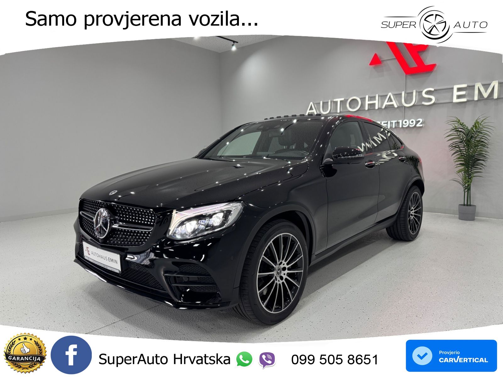 Mercedes GLC Coupe 300 (245 KS) 4MATIC G-TRONIC LED+GR SJED+ACC