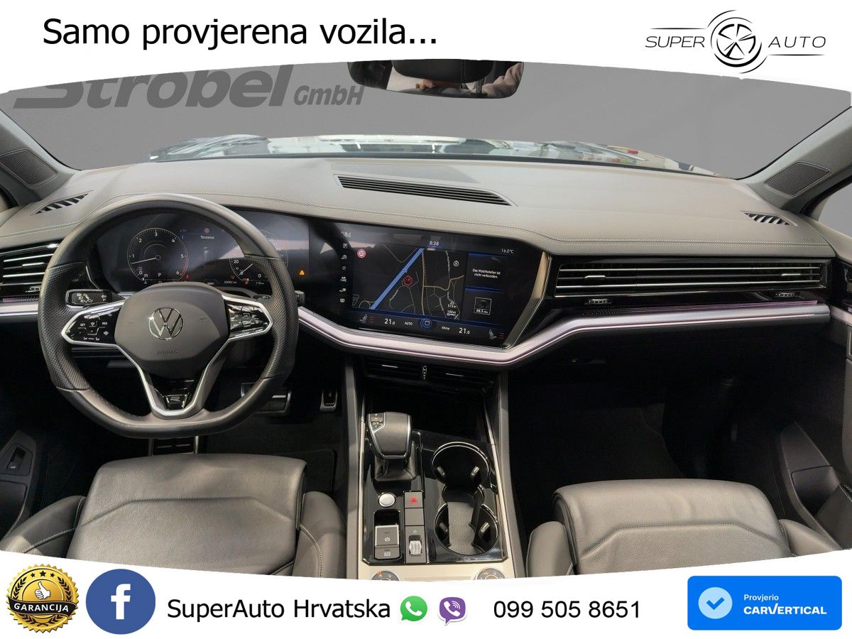 Volkswagen Touareg 3.0 V6 TDI (286 KS) 4MOTION Tiptronic R-Line ZRAČNI+ACC+4xGR SJED+KAM