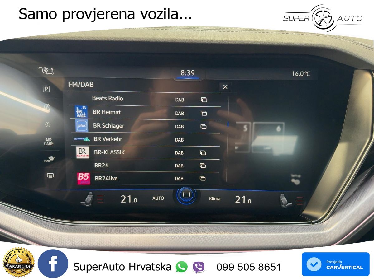Volkswagen Touareg 3.0 V6 TDI (286 KS) 4MOTION Tiptronic R-Line ZRAČNI+ACC+4xGR SJED+KAM