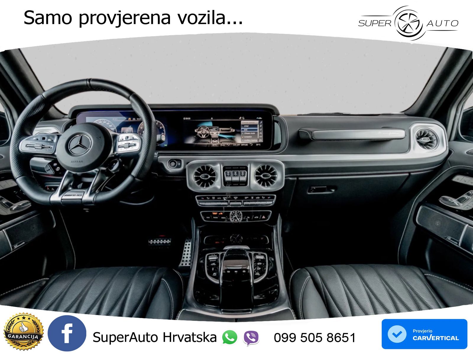 Mercedes AMG G 63 Long V8 (585 KS) 4MATIC 9G-TRONIC AMG SPEEDSHIFT TCT Manufaktur LED+GR SJED+ACC