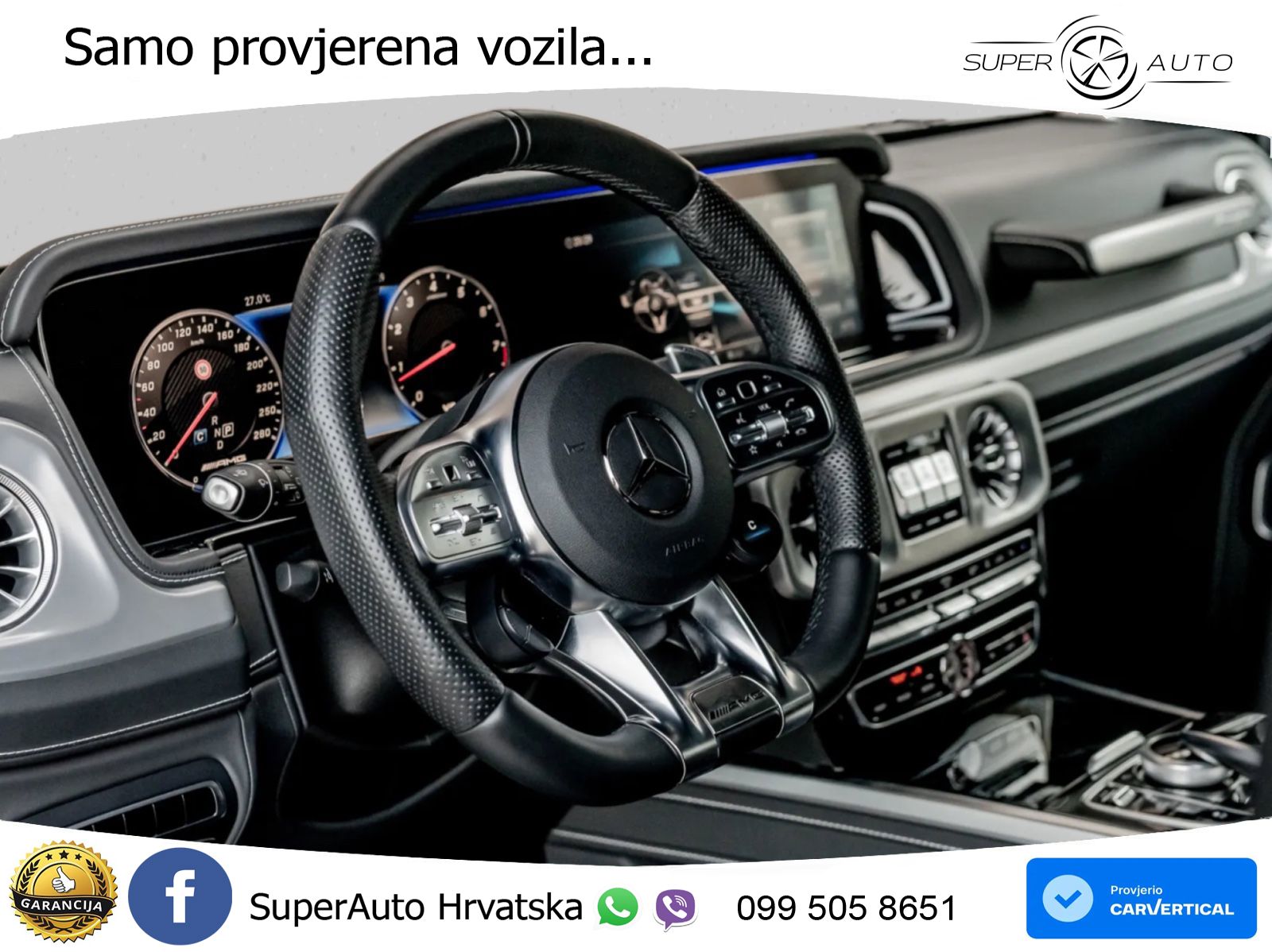 Mercedes AMG G 63 Long V8 (585 KS) 4MATIC 9G-TRONIC AMG SPEEDSHIFT TCT Manufaktur LED+GR SJED+ACC