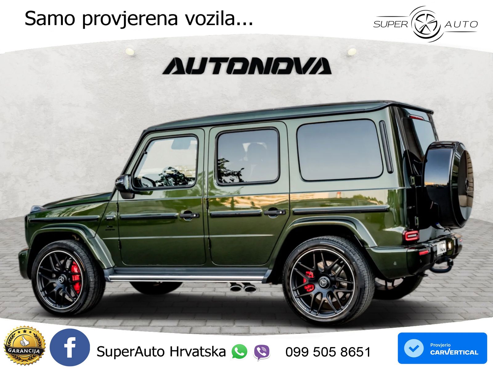 Mercedes AMG G 63 Long V8 (585 KS) 4MATIC 9G-TRONIC AMG SPEEDSHIFT TCT Manufaktur LED+GR SJED+ACC
