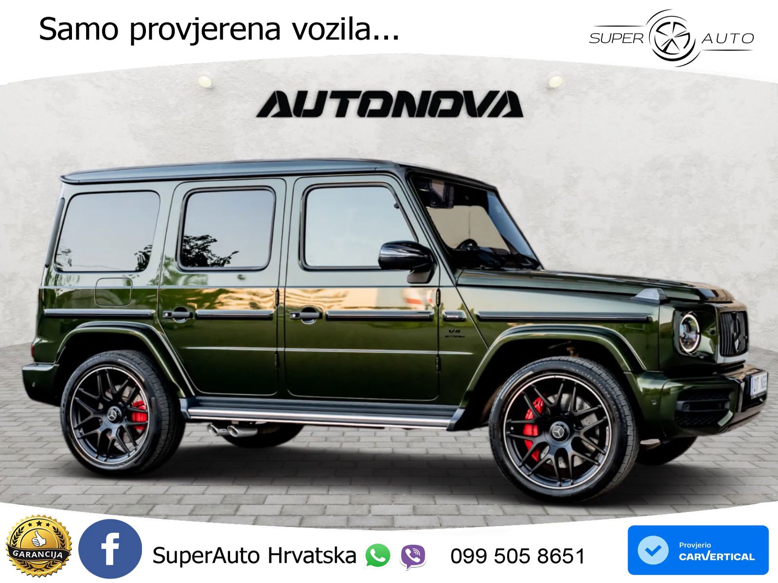 Mercedes AMG G 63 Long V8 (585 KS) 4MATIC 9G-TRONIC AMG SPEEDSHIFT TCT Manufaktur LED+GR SJED+ACC