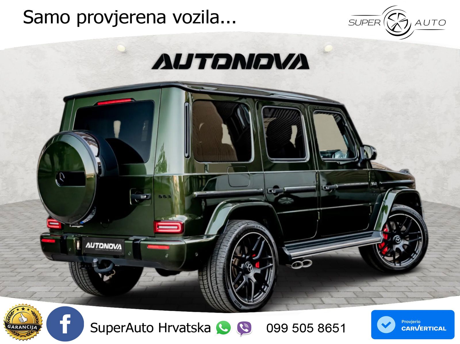 Mercedes AMG G 63 Long V8 (585 KS) 4MATIC 9G-TRONIC AMG SPEEDSHIFT TCT Manufaktur LED+GR SJED+ACC