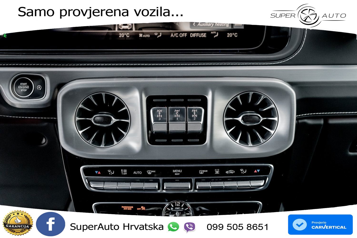 Mercedes AMG G 63 Long V8 (585 KS) 4MATIC 9G-TRONIC AMG SPEEDSHIFT TCT Manufaktur LED+GR SJED+ACC