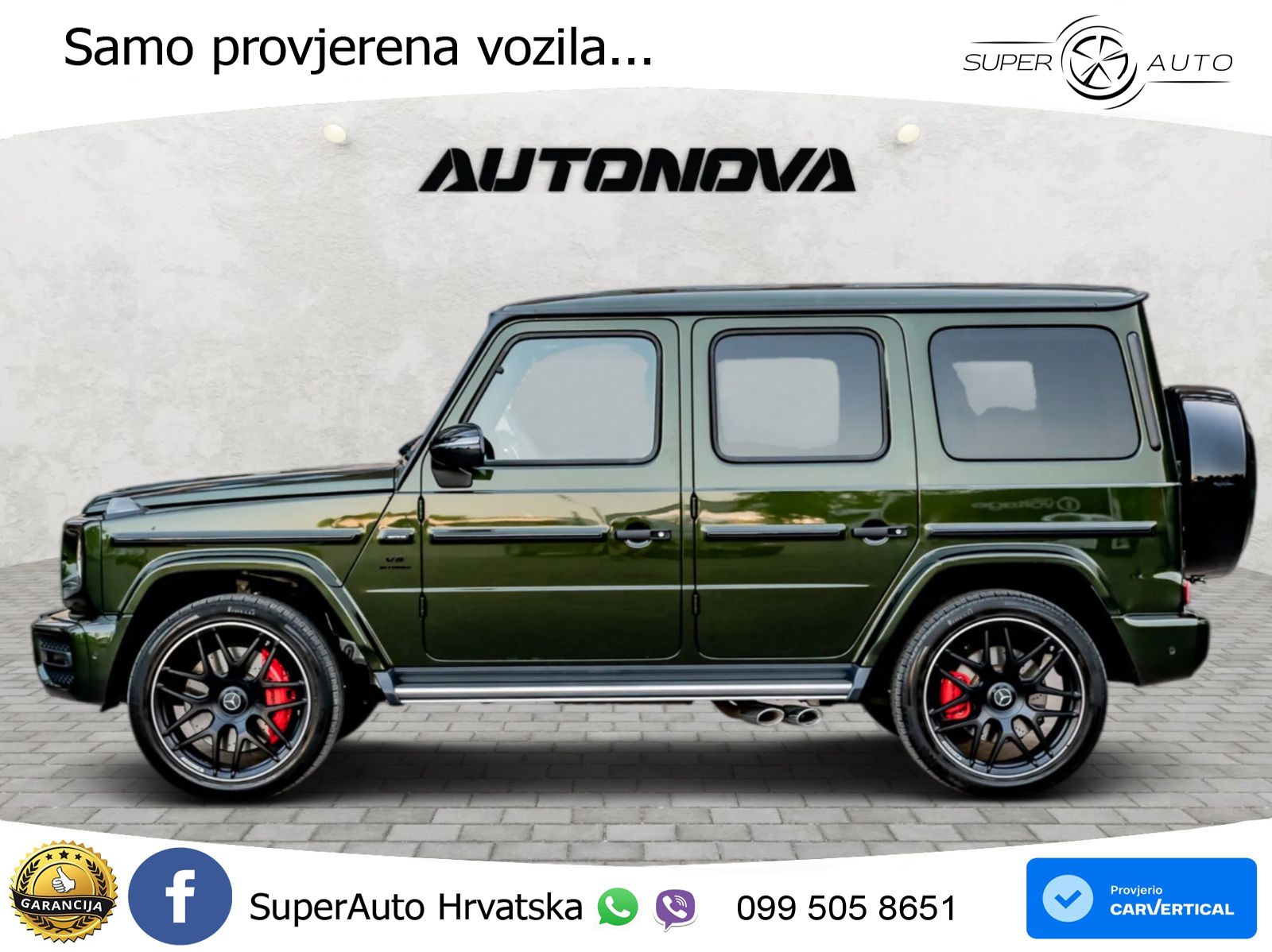 Mercedes AMG G 63 Long V8 (585 KS) 4MATIC 9G-TRONIC AMG SPEEDSHIFT TCT Manufaktur LED+GR SJED+ACC