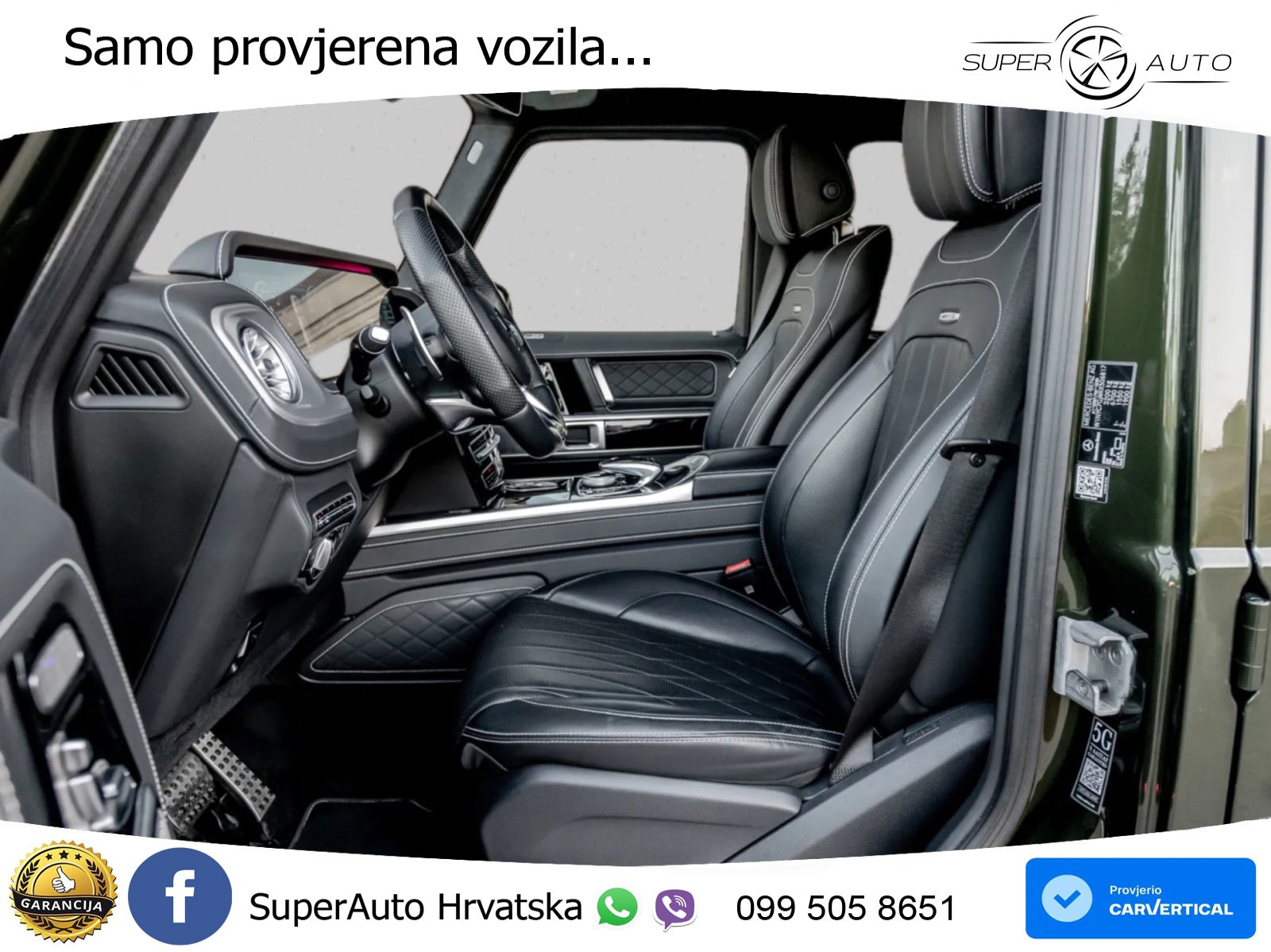Mercedes AMG G 63 Long V8 (585 KS) 4MATIC 9G-TRONIC AMG SPEEDSHIFT TCT Manufaktur LED+GR SJED+ACC