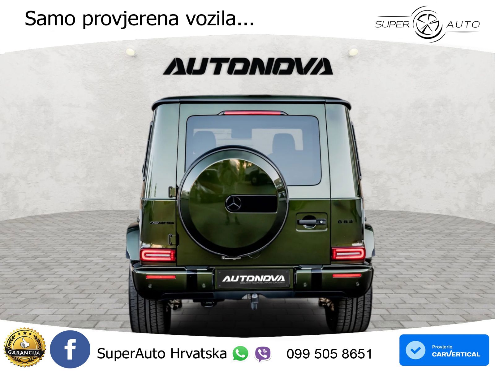 Mercedes AMG G 63 Long V8 (585 KS) 4MATIC 9G-TRONIC AMG SPEEDSHIFT TCT Manufaktur LED+GR SJED+ACC