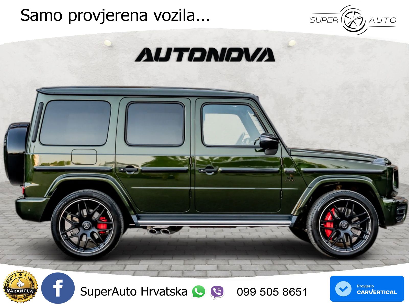 Mercedes AMG G 63 Long V8 (585 KS) 4MATIC 9G-TRONIC AMG SPEEDSHIFT TCT Manufaktur LED+GR SJED+ACC