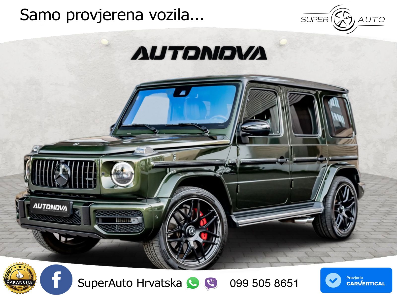 Mercedes AMG G 63 Long V8 (585 KS) 4MATIC 9G-TRONIC AMG SPEEDSHIFT TCT Manufaktur LED+GR SJED+ACC