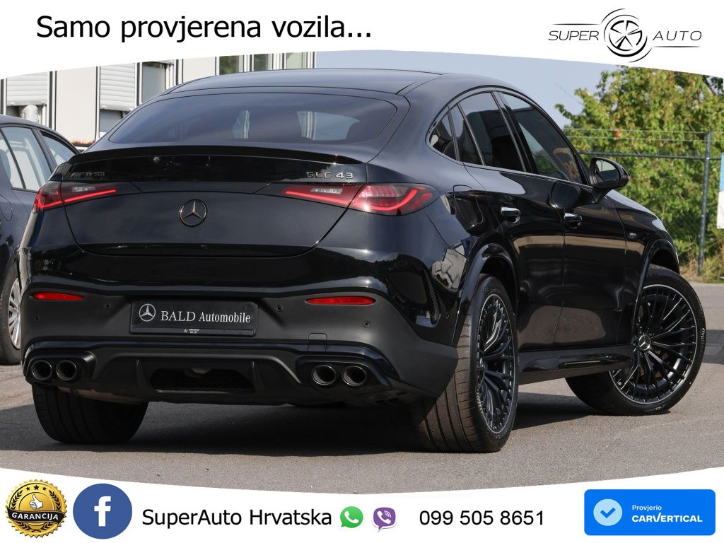 Mercedes GLC Coupe AMG GLC 43 (421 KS) 4MATIC AMG SPEEDSHIFT MCT 9G ACC+HEAD+GR SJED+360+PANO