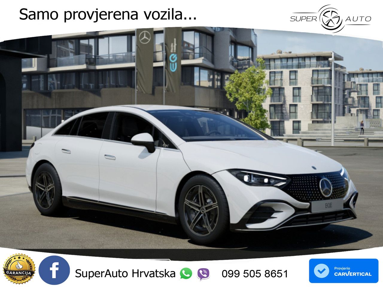 Mercedes EQE 350+ 105 kWh (320 KS) AMG LED+GR SJED+ACC