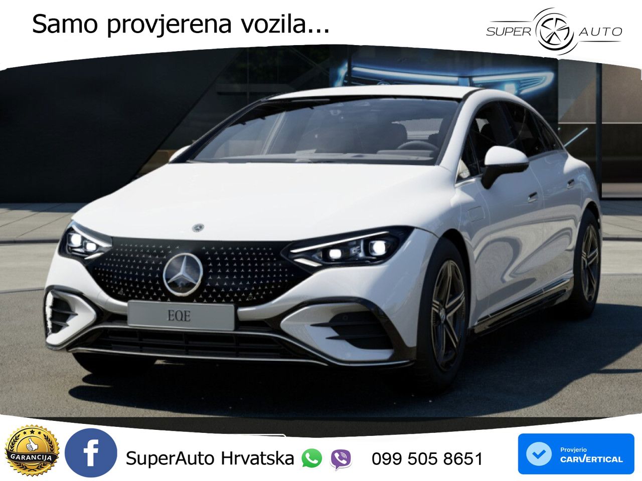Mercedes EQE 350+ 105 kWh (320 KS) AMG LED+GR SJED+ACC