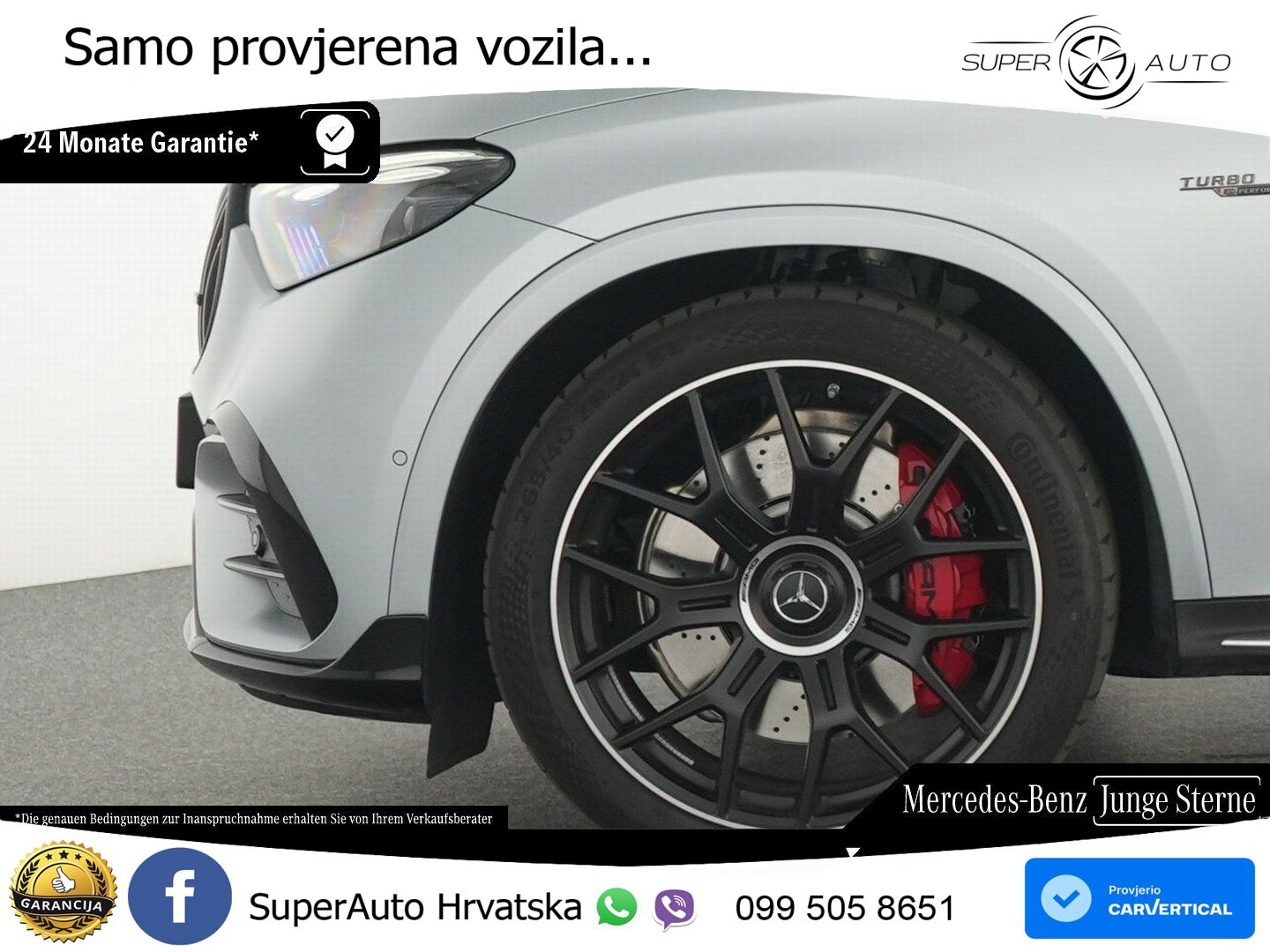 Mercedes AMG GLC 63 S E PERFORMANCE (680 KS) 4MATIC+ AMG SPEEDSHIFT MCT 9G ACC+HEAD+GR SJED+360+PANO