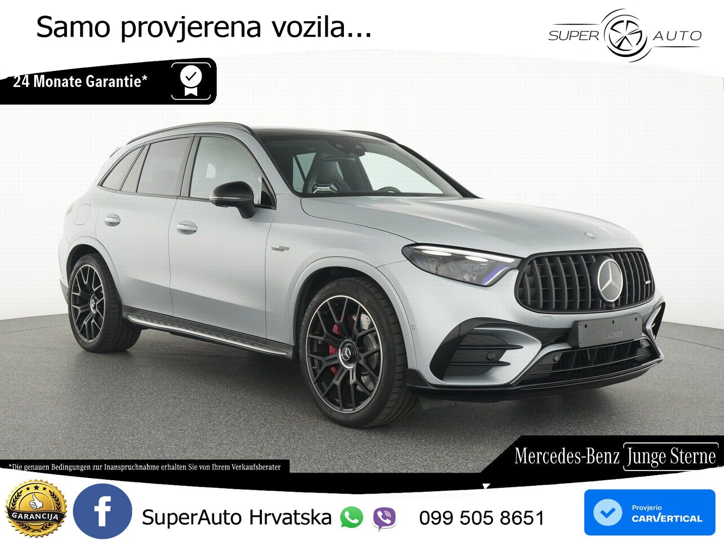 Mercedes AMG GLC 63 S E PERFORMANCE (680 KS) 4MATIC+ AMG SPEEDSHIFT MCT 9G ACC+HEAD+GR SJED+360+PANO