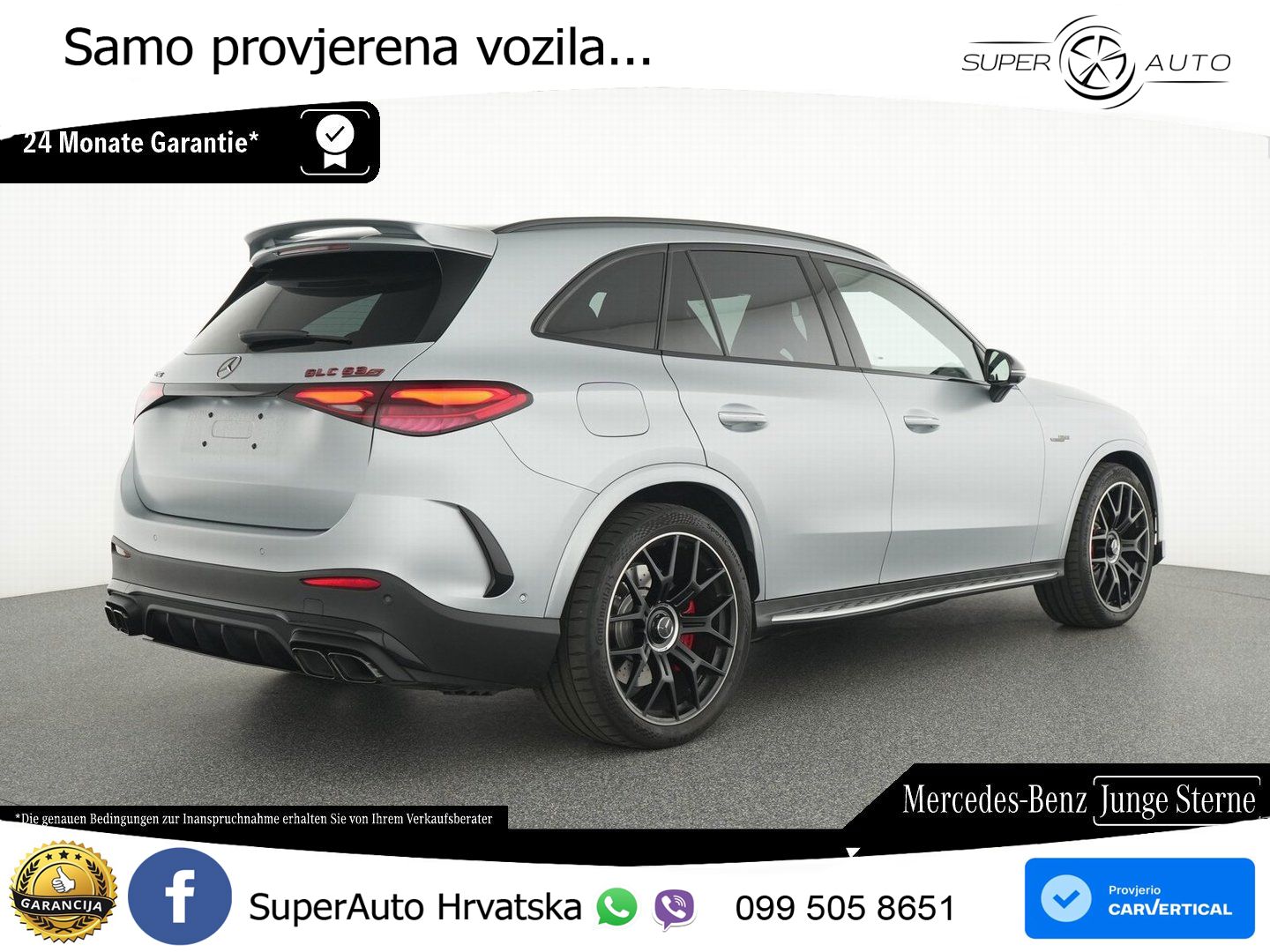 Mercedes AMG GLC 63 S E PERFORMANCE (680 KS) 4MATIC+ AMG SPEEDSHIFT MCT 9G ACC+HEAD+GR SJED+360+PANO