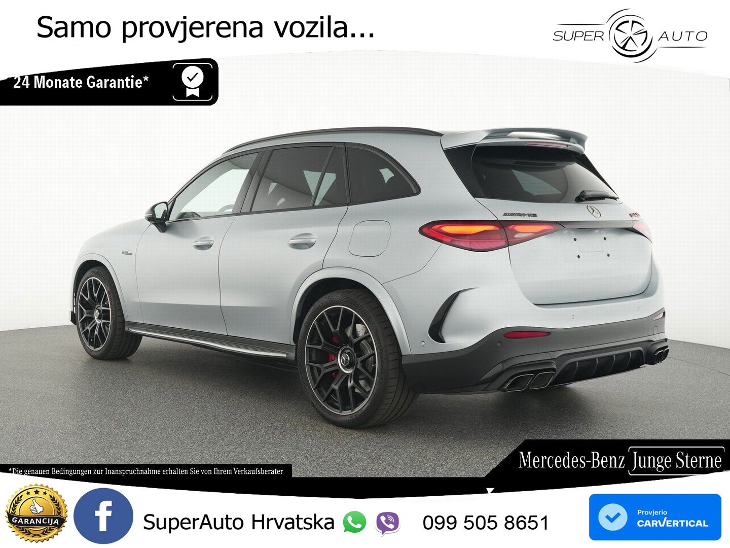 Mercedes AMG GLC 63 S E PERFORMANCE (680 KS) 4MATIC+ AMG SPEEDSHIFT MCT 9G ACC+HEAD+GR SJED+360+PANO