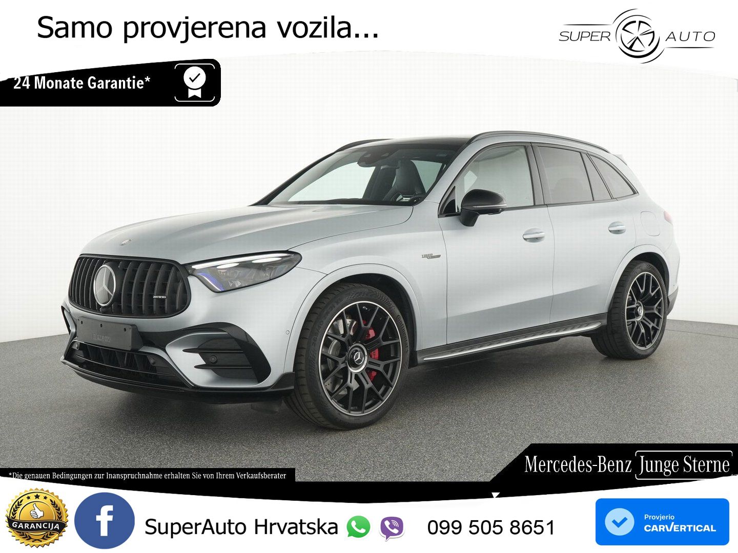 Mercedes AMG GLC 63 S E PERFORMANCE (680 KS) 4MATIC+ AMG SPEEDSHIFT MCT 9G ACC+HEAD+GR SJED+360+PANO