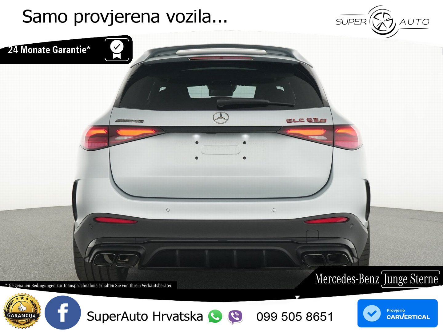 Mercedes AMG GLC 63 S E PERFORMANCE (680 KS) 4MATIC+ AMG SPEEDSHIFT MCT 9G ACC+HEAD+GR SJED+360+PANO
