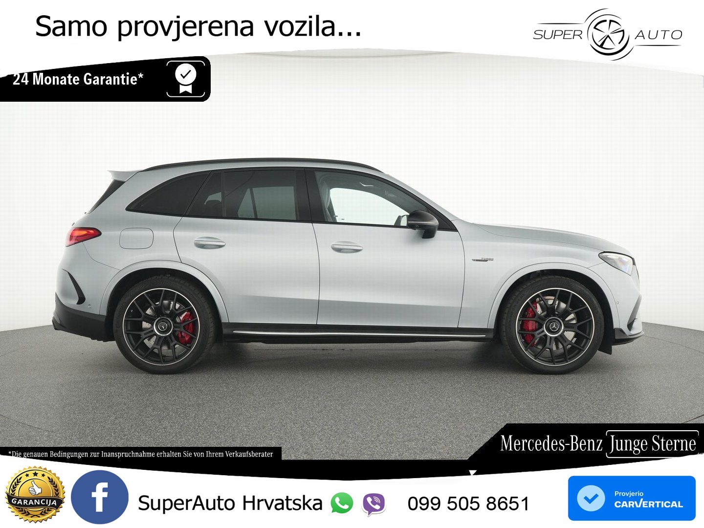 Mercedes AMG GLC 63 S E PERFORMANCE (680 KS) 4MATIC+ AMG SPEEDSHIFT MCT 9G ACC+HEAD+GR SJED+360+PANO