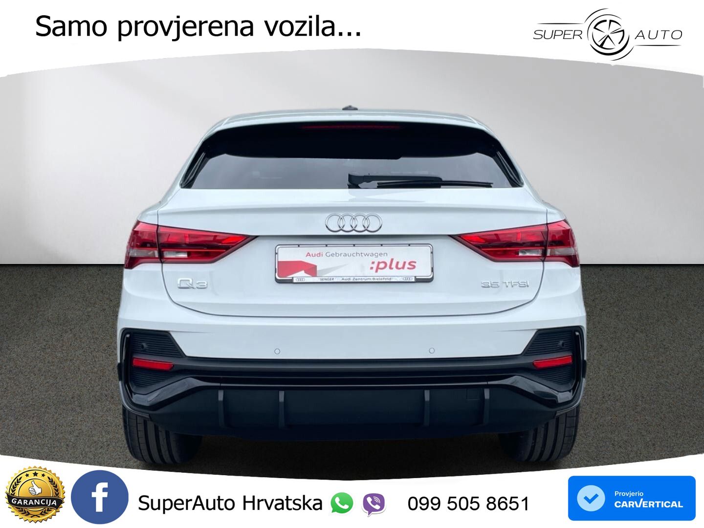 Audi Q3 II Sportback 35 TFSI (150 KS) S tronic S line LED+GR SJED+ACC