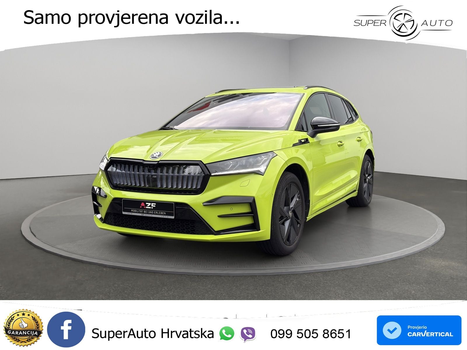 Škoda Enyaq iV RS 82 kWh (340 KS) AWD Lounge LED+GR SJED+ACC
