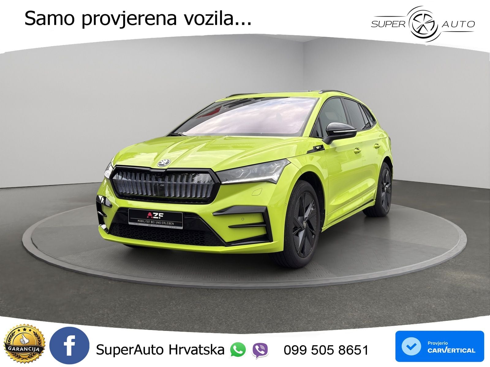 Škoda Enyaq iV RS 82 kWh (340 KS) AWD Lounge LED+GR SJED+ACC