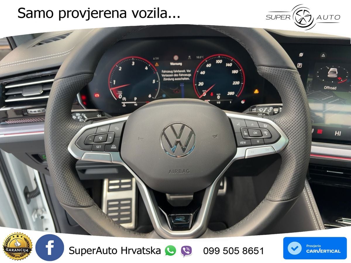 Volkswagen Touareg 3.0 V6 TDI (286 KS) 4MOTION Tiptronic R-Line ZRAČNI+ACC+GR SJED+KAM+PANO