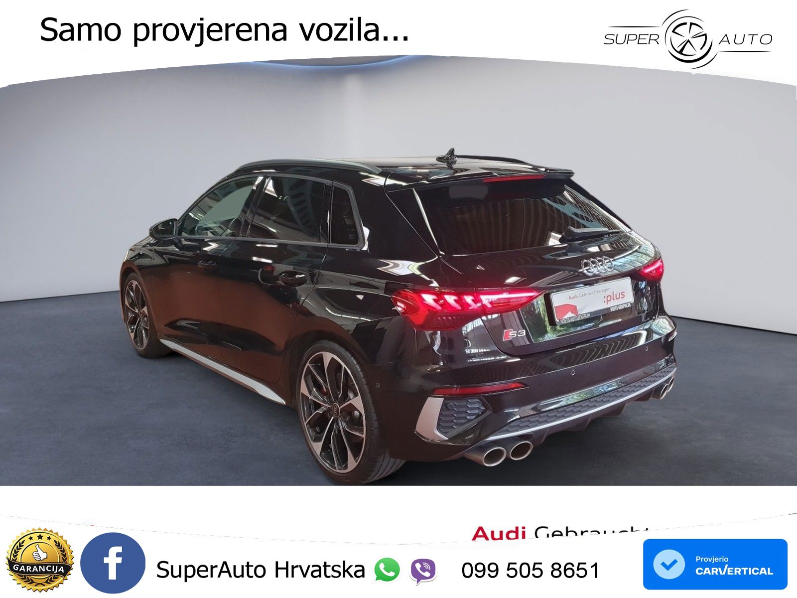 Audi S3 2.0 TFSI (310 KS) quattro S tronic LED+GR SJED+ACC