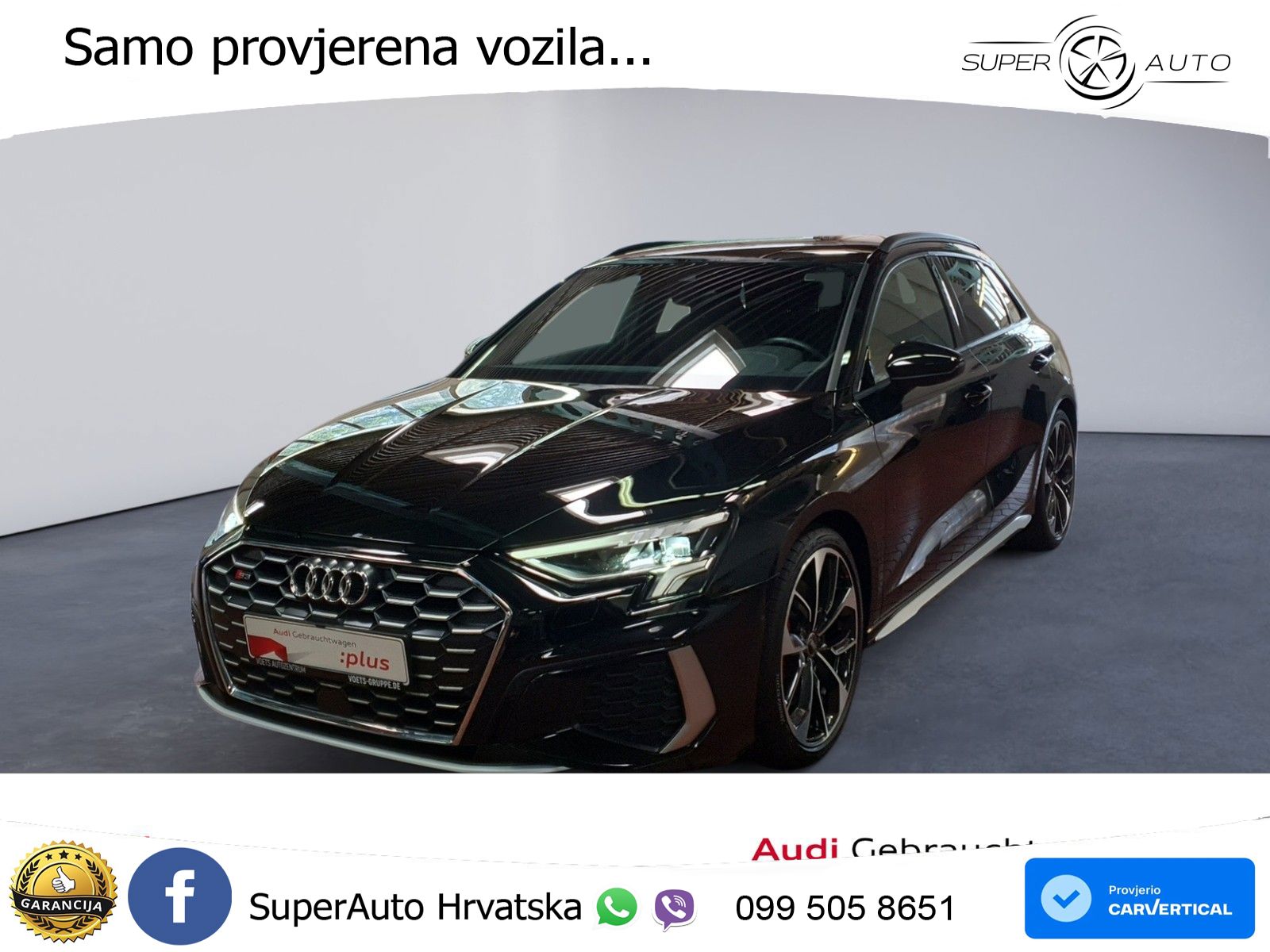 Audi S3 2.0 TFSI (310 KS) quattro S tronic LED+GR SJED+ACC