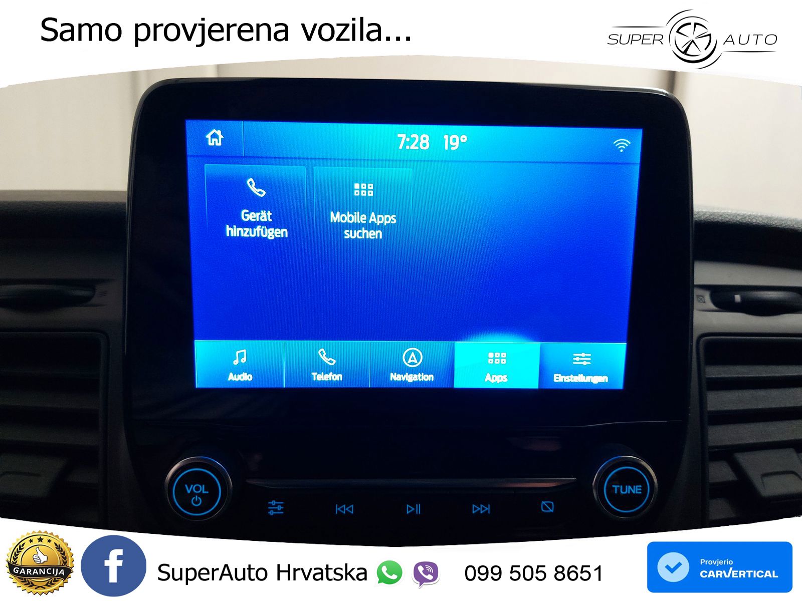 Ford Transit Custom 340 L1H1 Trend 3-Sitzer Navi SHZ 131 KS