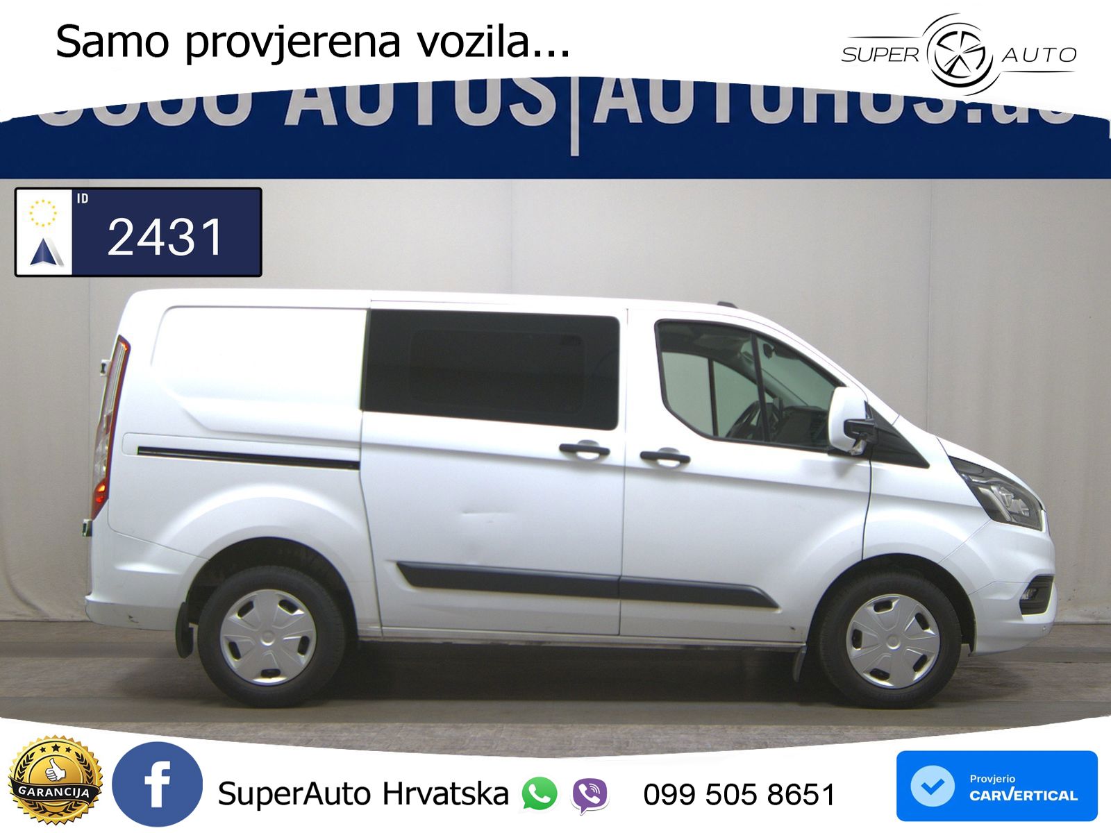 Ford Transit Custom 340 L1H1 Trend 3-Sitzer Navi SHZ 131 KS