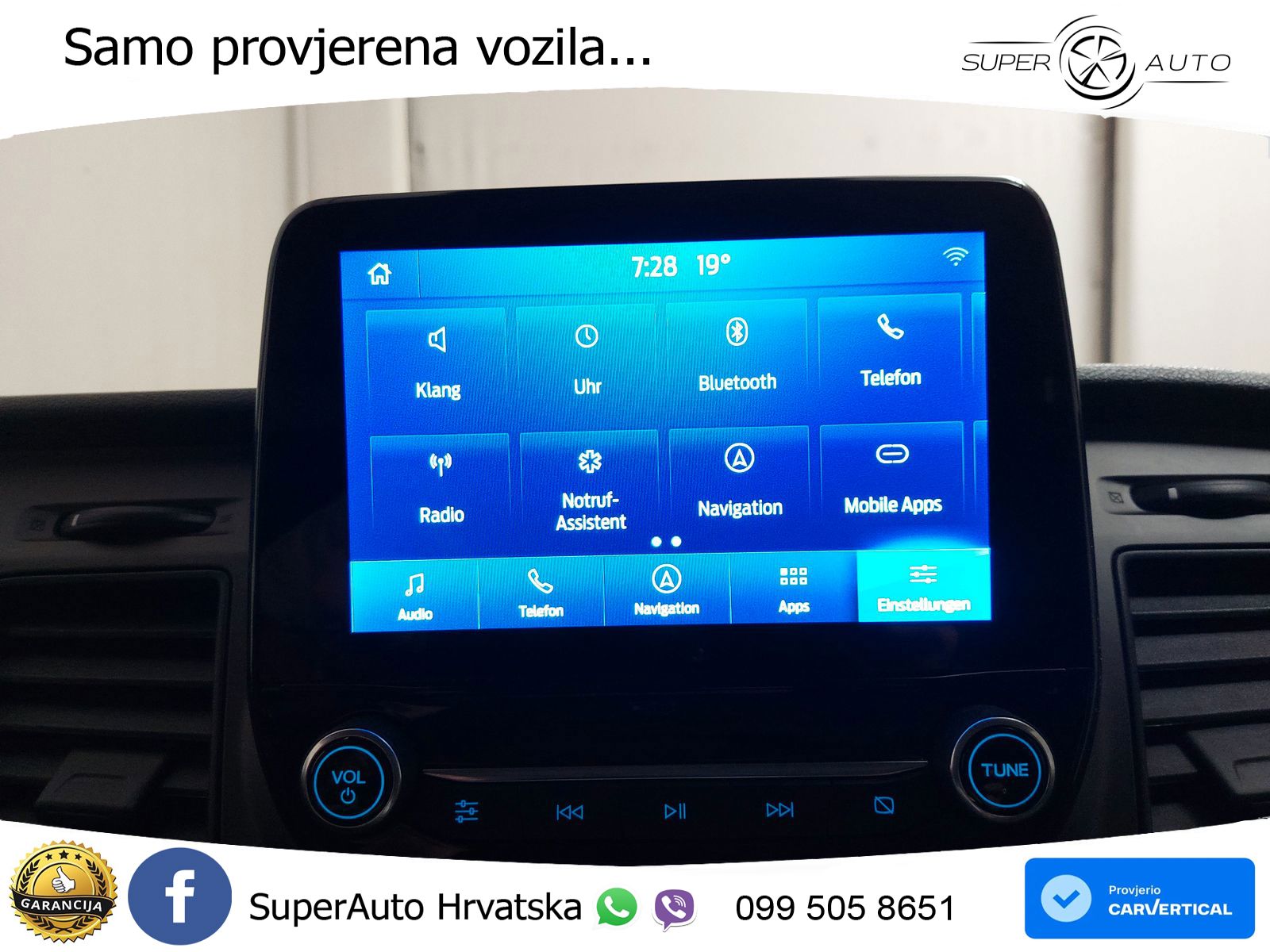 Ford Transit Custom 340 L1H1 Trend 3-Sitzer Navi SHZ 131 KS