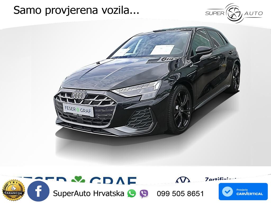 Audi A3 35 TFSI (150 KS) S tronic 2x S line LED+GR SJED+ACC