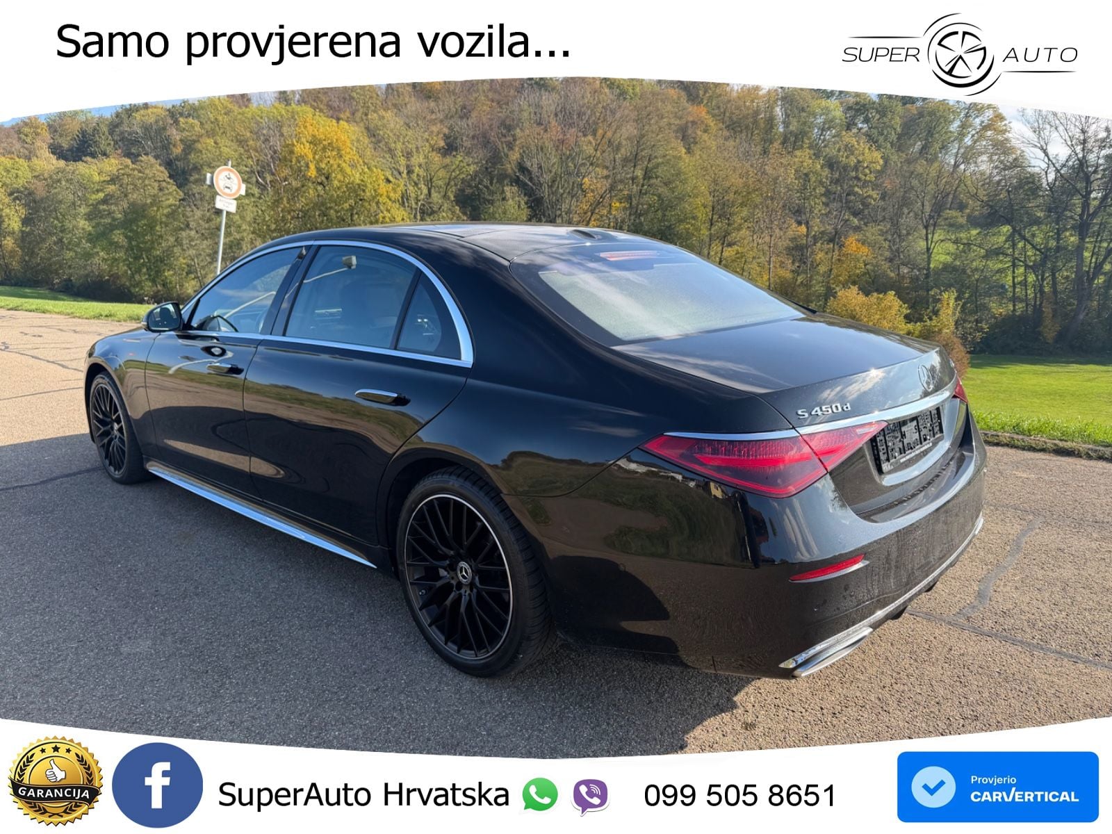 Mercedes S 450d (367 KS) EQ Boost 4MATIC 9G-TRONIC AMG ZRAČNI+ACC+GR SJED+KAM+PANO