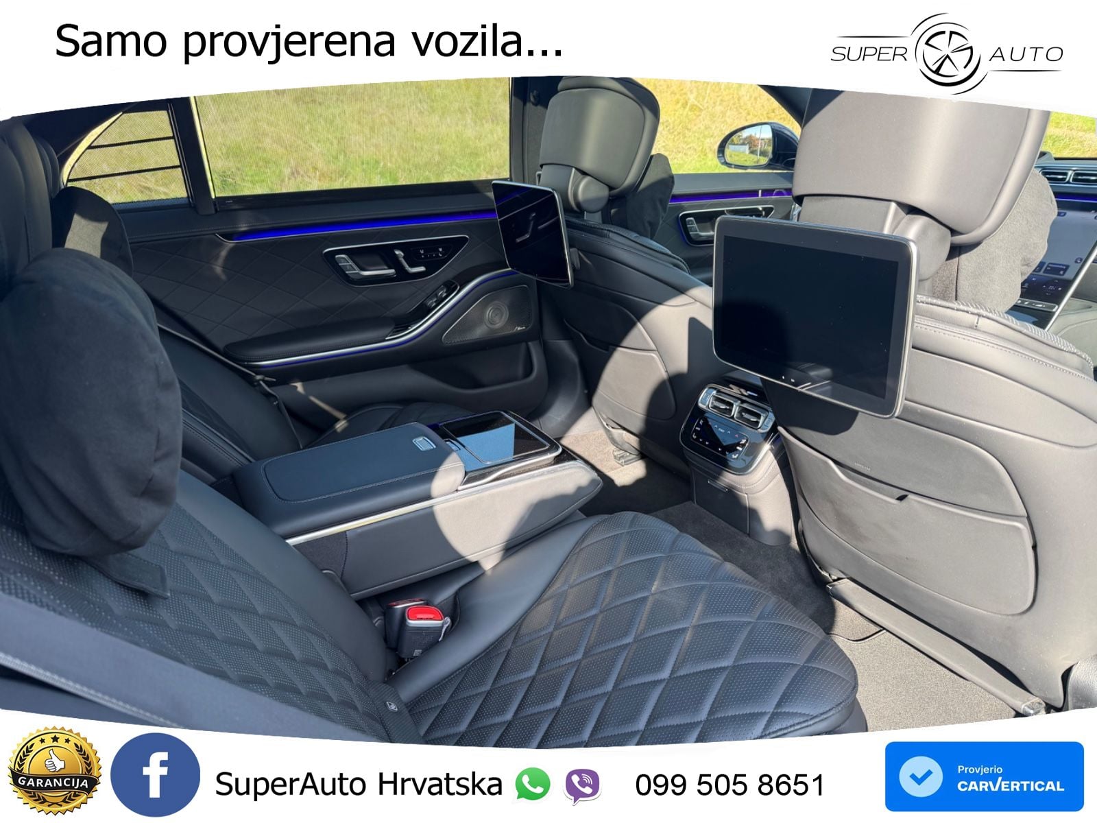 Mercedes S 450d (367 KS) EQ Boost 4MATIC 9G-TRONIC AMG ZRAČNI+ACC+GR SJED+KAM+PANO