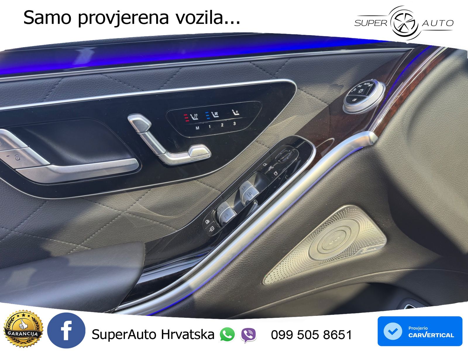Mercedes S 450d (367 KS) EQ Boost 4MATIC 9G-TRONIC AMG ZRAČNI+ACC+GR SJED+KAM+PANO