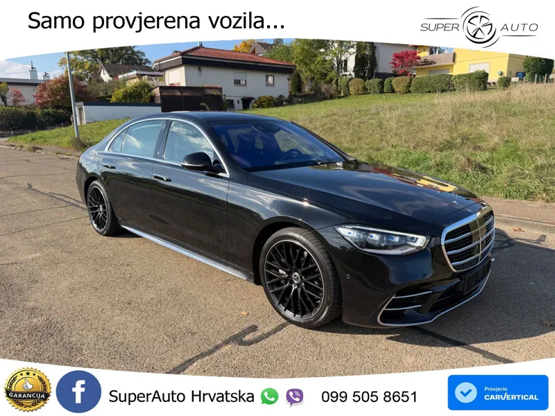 Mercedes S 450d (367 KS) EQ Boost 4MATIC 9G-TRONIC AMG ZRAČNI+ACC+GR SJED+KAM+PANO