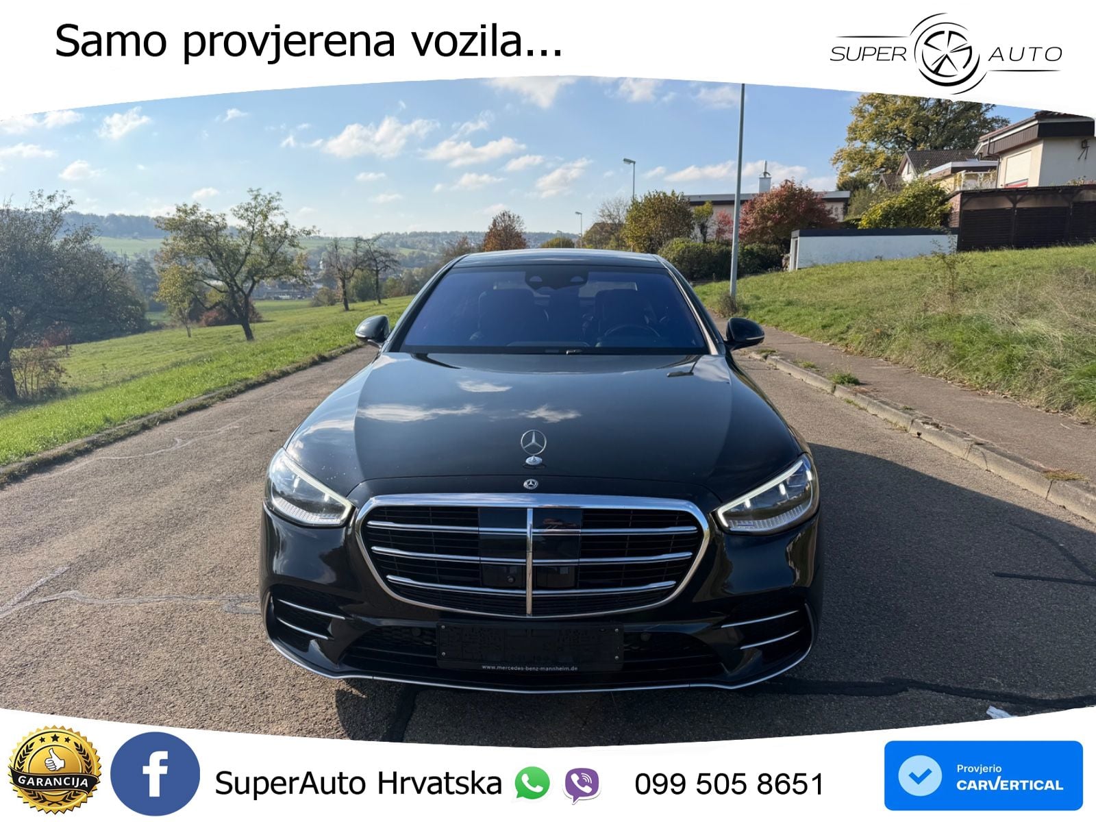 Mercedes S 450d (367 KS) EQ Boost 4MATIC 9G-TRONIC AMG ZRAČNI+ACC+GR SJED+KAM+PANO