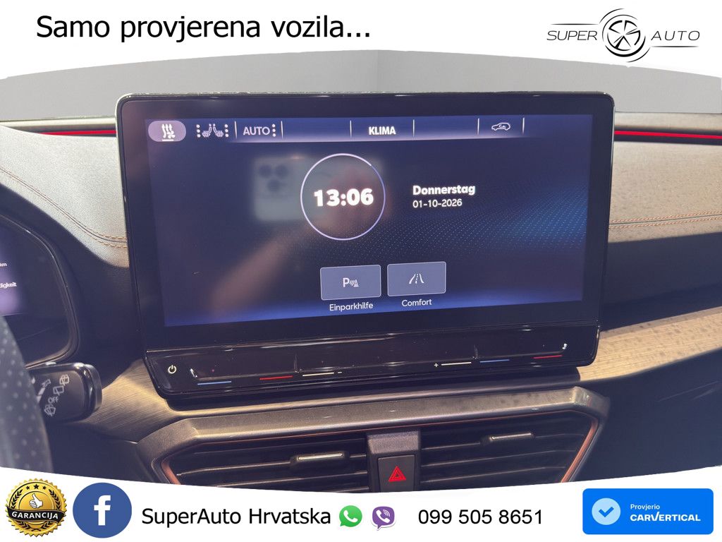 Cupra Formentor 1.4 TSI (245 KS) e-Hybrid DSG VZ LED+GR SJED+ACC