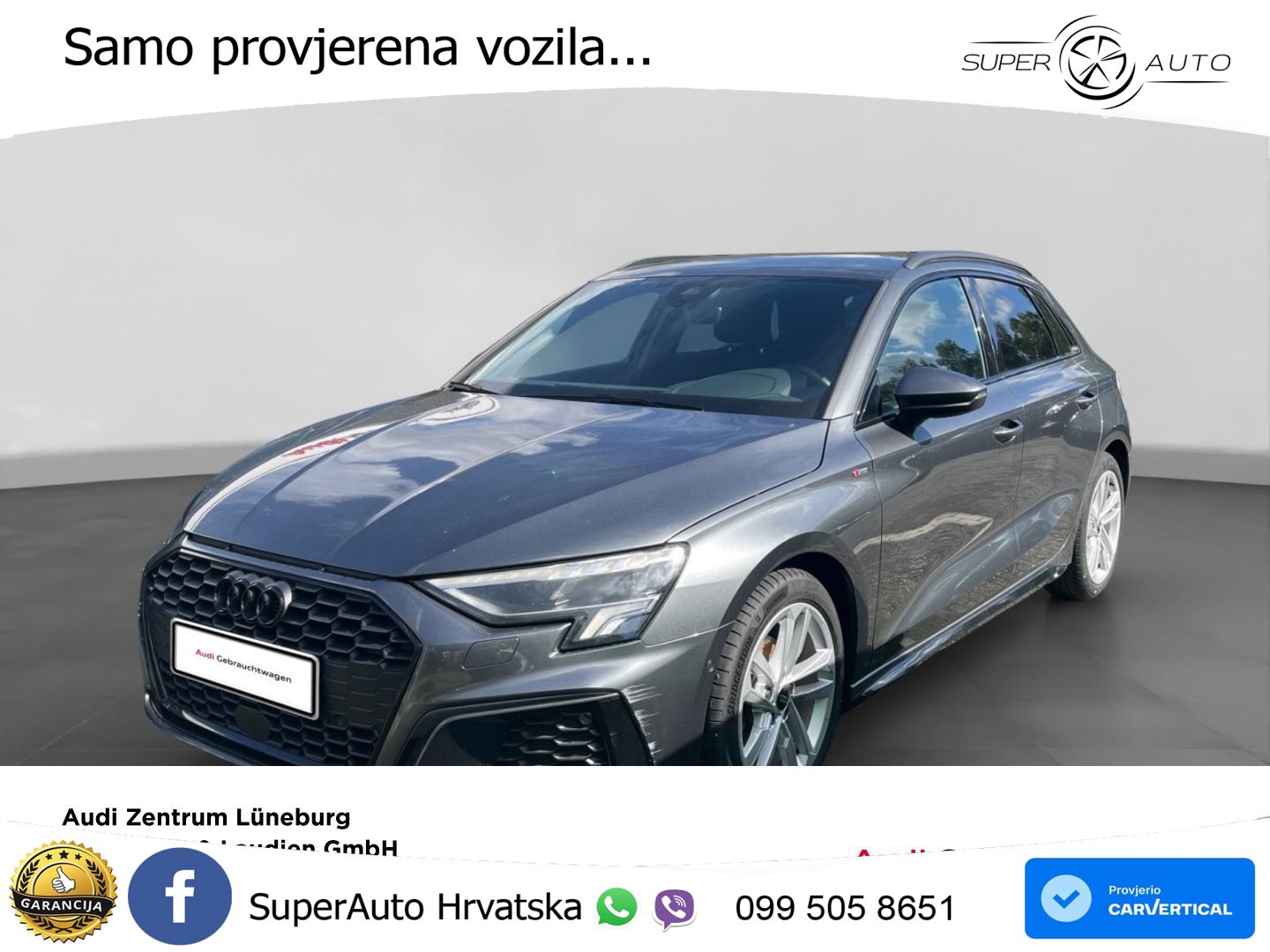 Audi A3 35 TFSI (150 KS) S tronic S line LED+GR SJED+ACC