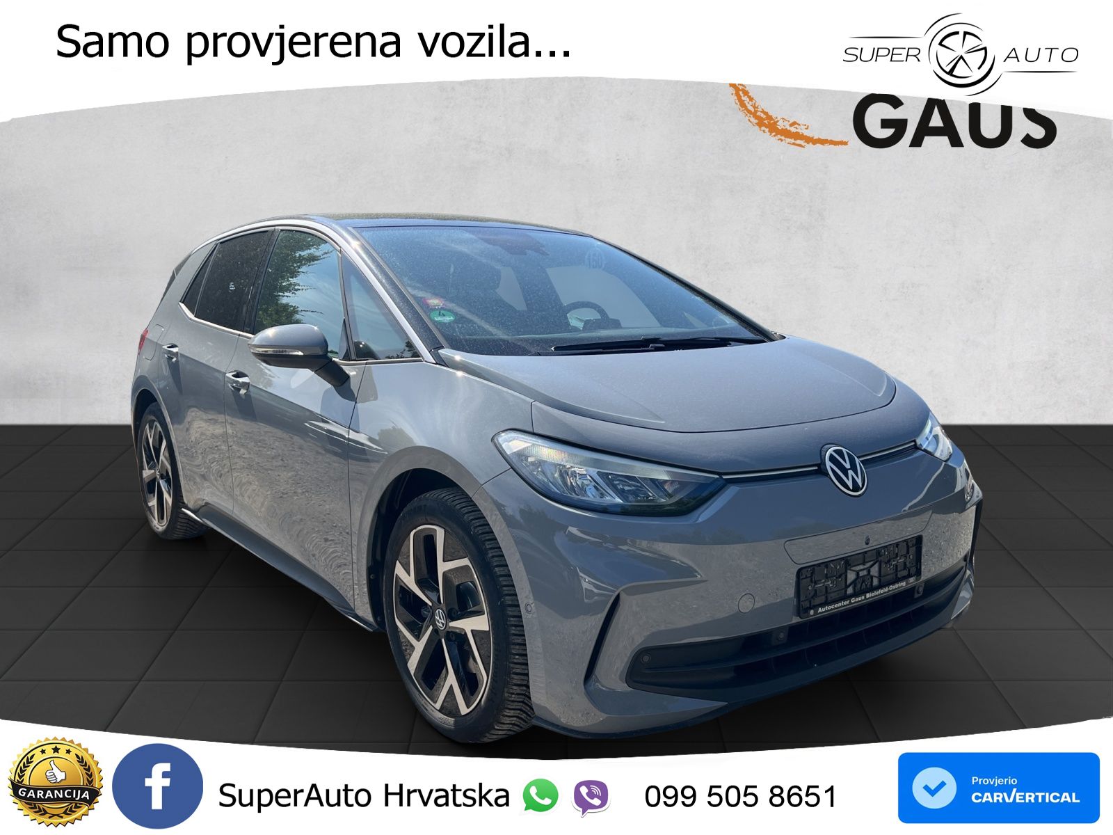 Volkswagen ID.3 Pro 62 kWh (204 KS) LED+GR SJED+ACC