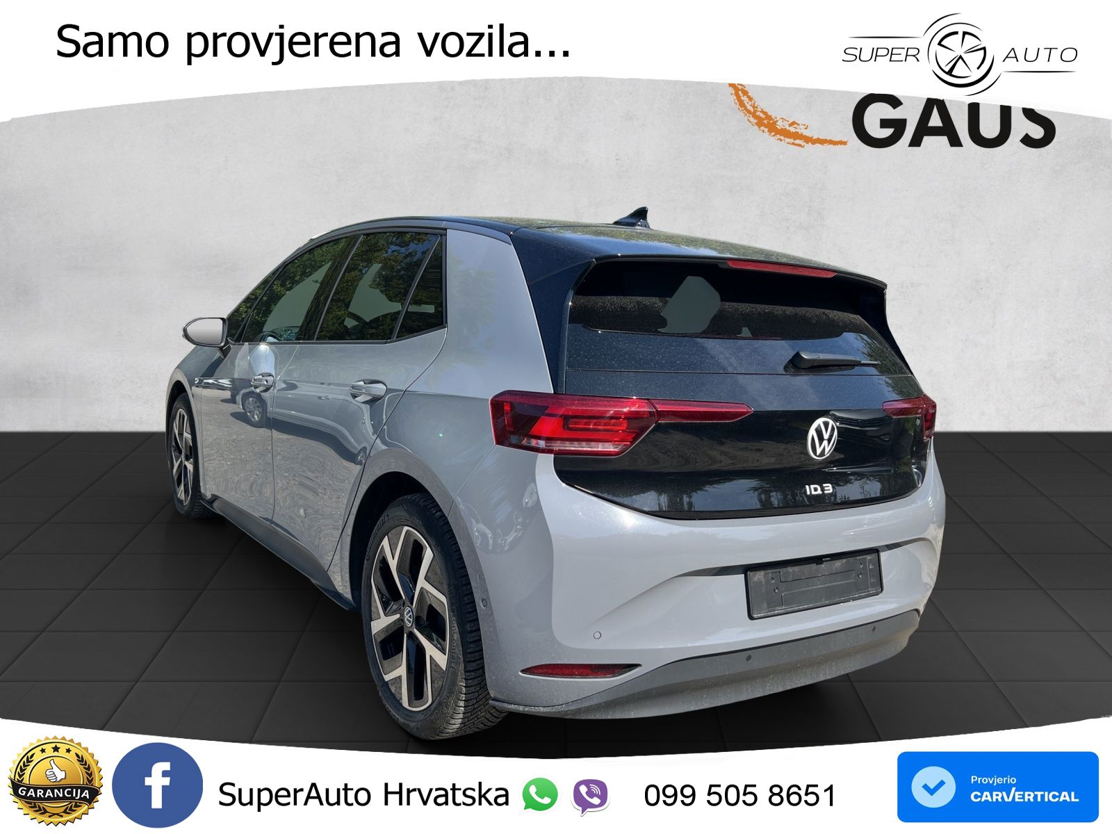 Volkswagen ID.3 Pro 62 kWh (204 KS) LED+GR SJED+ACC