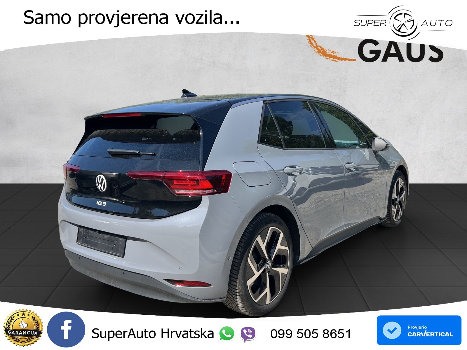 Volkswagen ID.3 Pro 62 kWh (204 KS) LED+GR SJED+ACC