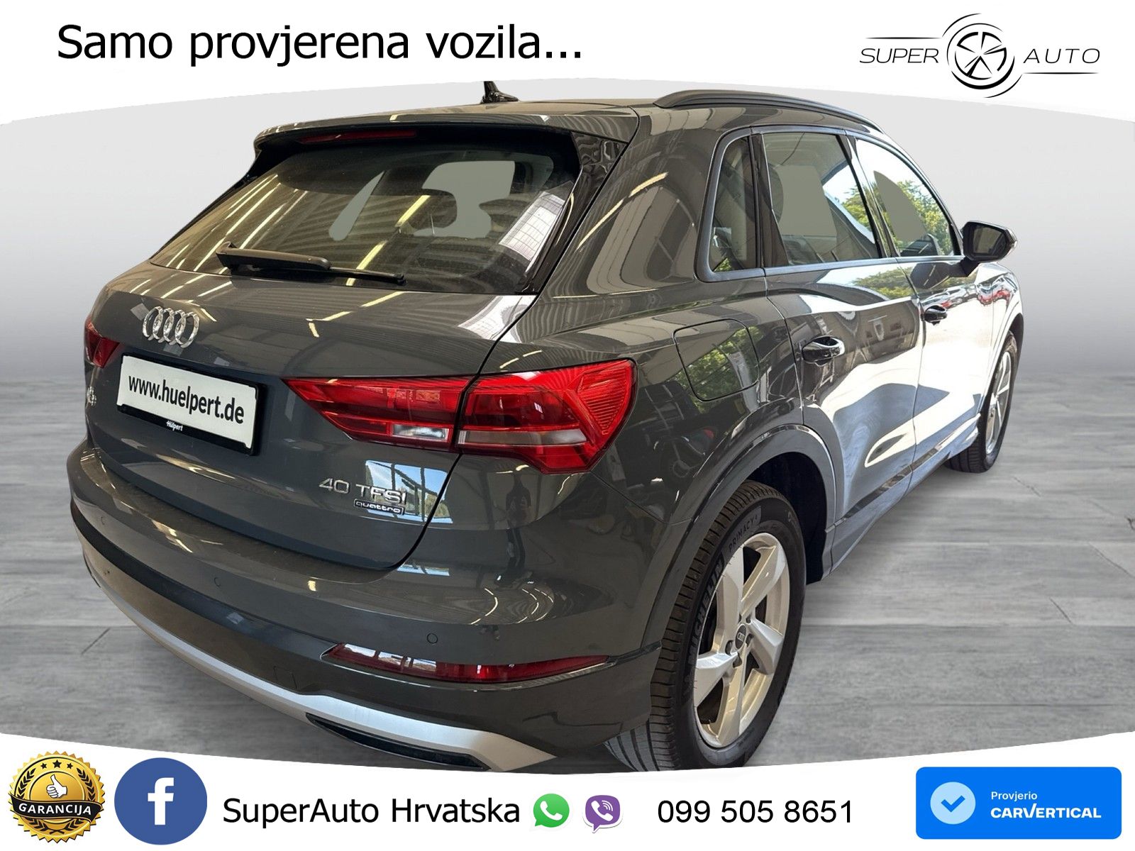 Audi Q3 40 TFSI (190 KS) quattro S tronic advanced LED+GR SJED+ACC